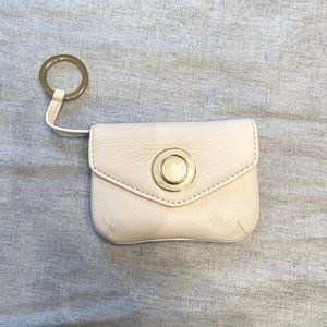 Michael Michael Kors Vanilla Pebbled Leather Coin